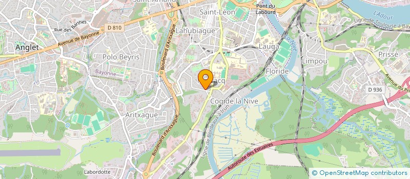 localisation de l'entreprise LABAT & ASSOCIES à BAYONNE