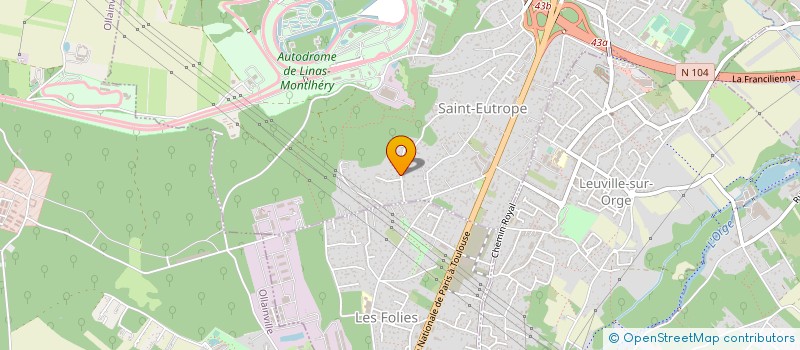 localisation de l'entreprise LABAT DECORATION  LINAS