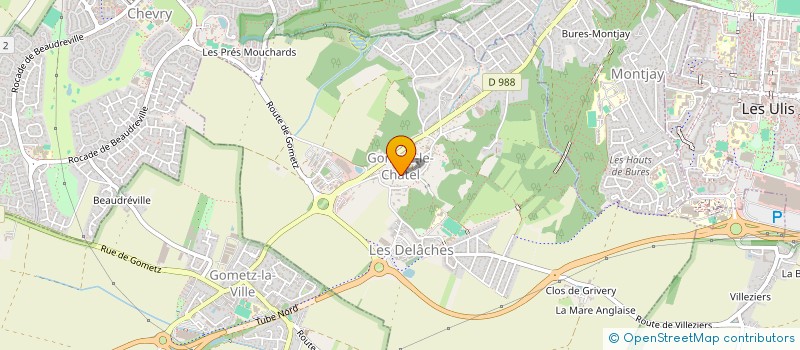 localisation de l'entreprise LABAT JEAN LABAT JEAN-CLAUDE  GOMETZ-LE-CHATEL