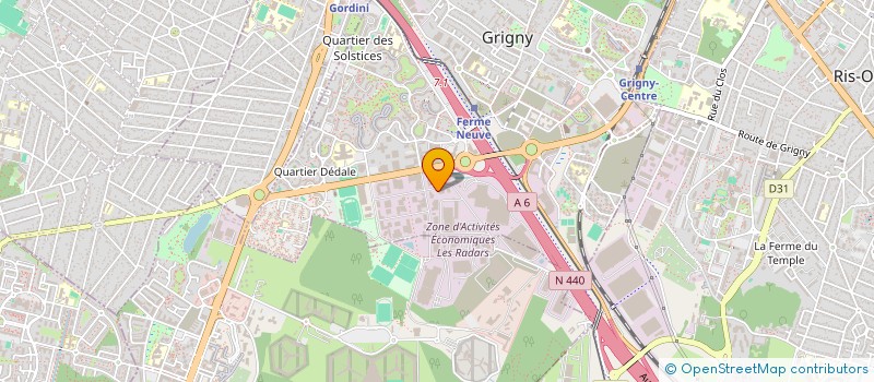localisation de l'entreprise LABATI SARL  GRIGNY