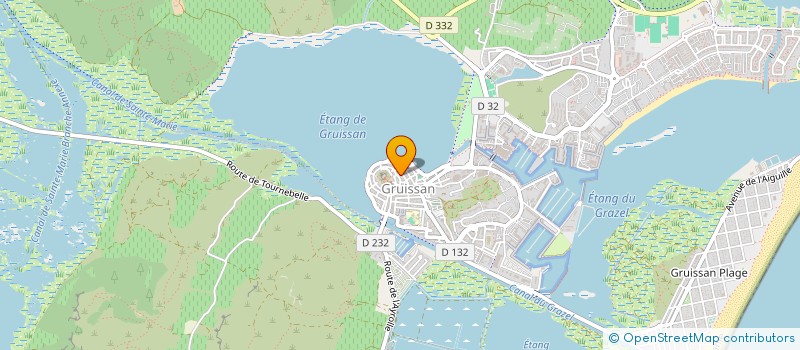 localisation de l'entreprise LABATOUR  GRUISSAN