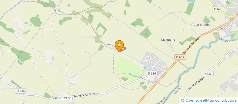 localisation de l'entreprise LABATUT ELECTRICITE  LOMBEZ