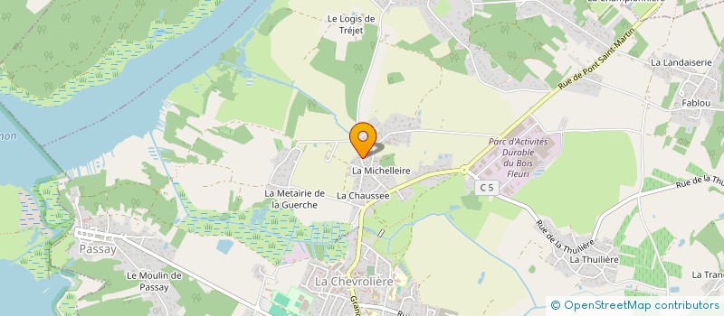 localisation de l'entreprise LABAUDRYFAMILY  LA CHEVROLIERE