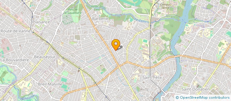 localisation de l'entreprise LABAULEINVEST  NANTES