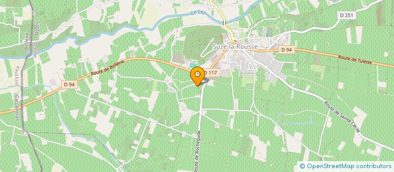 localisation de l'entreprise LABAUME  SUZE-LA-ROUSSE