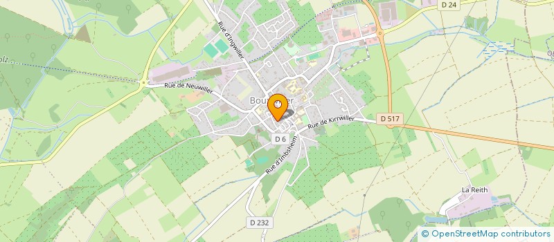 localisation de l'entreprise LABAZZ  BOUXWILLER