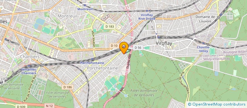 localisation de l'entreprise LABB à VERSAILLES