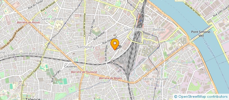 localisation de l'entreprise LABBAZ  BORDEAUX