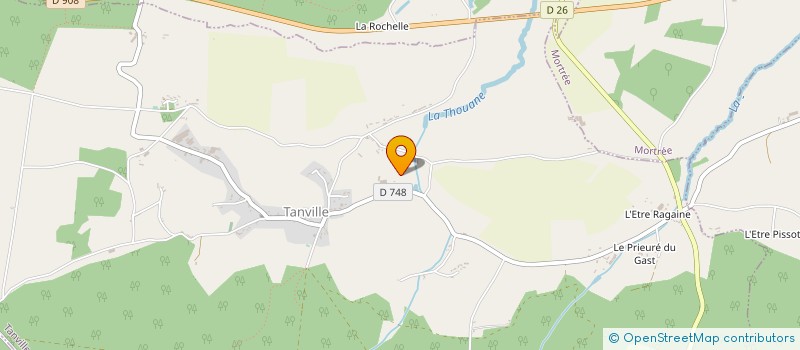 localisation de l'entreprise LABBE à TANVILLE