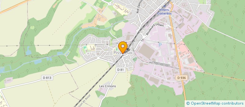 localisation de l'entreprise LABBE à VILLERS-COTTERETS