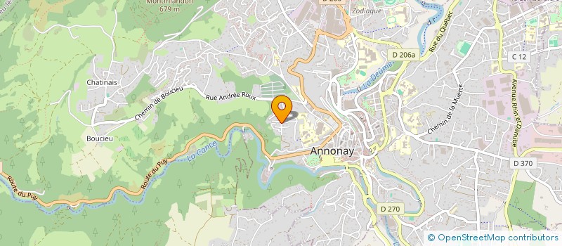 localisation de l'entreprise LABBE ATTAL  ANNONAY