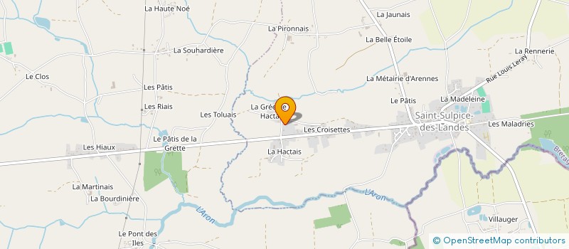 localisation de l'entreprise LABBE BDC  SAINT-SULPICE-DES-LANDES