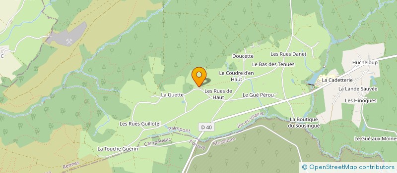 localisation de l'entreprise LABBE CONSULTANT à PAIMPONT
