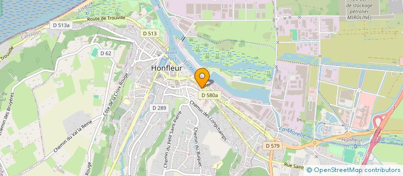 localisation de l'entreprise LABBE PUSSIAU INDIVISION à HONFLEUR