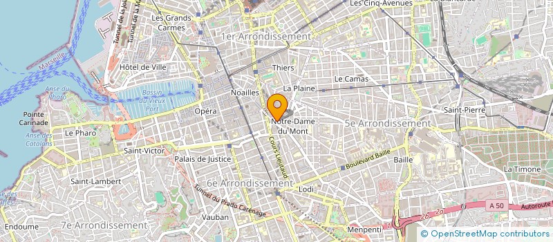 localisation de l'entreprise LABC à MARSEILLE