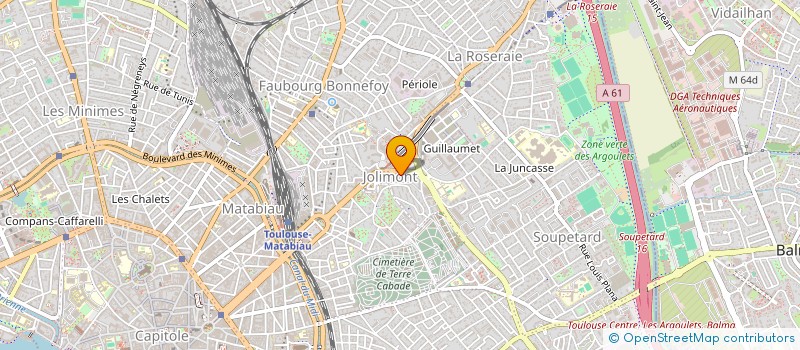 localisation de l'entreprise LABCOM à TOULOUSE