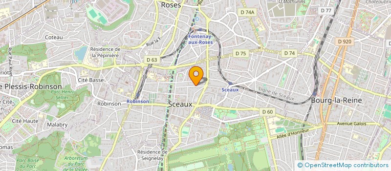 localisation de l'entreprise LABDESA à SCEAUX