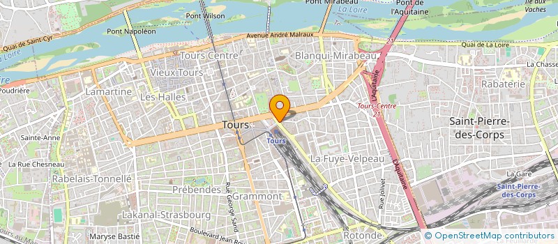 localisation de l'entreprise LABE  TOURS