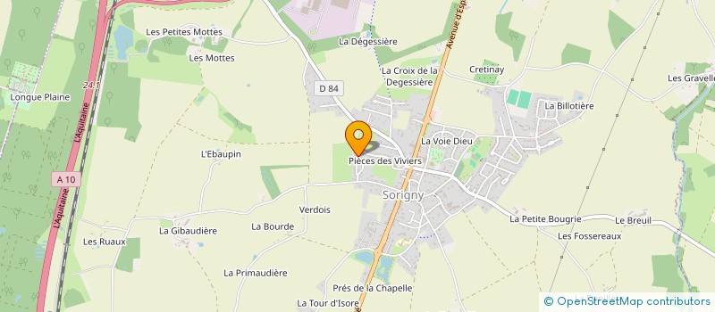 localisation de l'entreprise LABE MARKET TOURS  SORIGNY