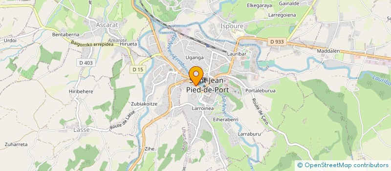 localisation de l'entreprise LABEAK à SAINT-JEAN-PIED-DE-PORT