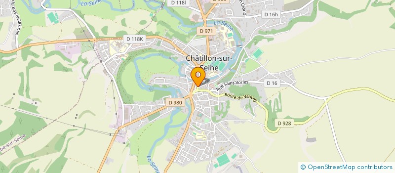 localisation de l'entreprise LABEAUNE PHOTOS à CHATILLON-SUR-SEINE