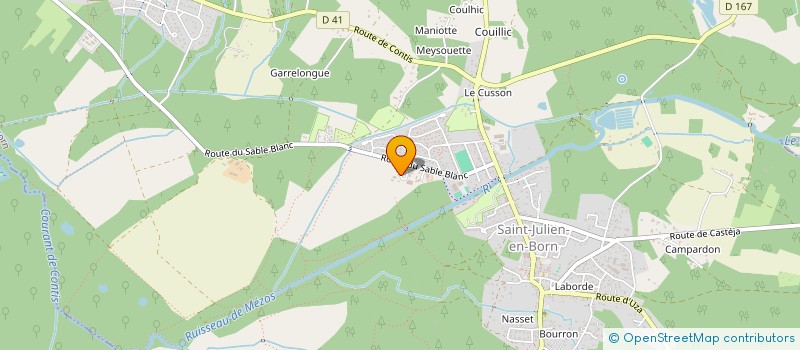 localisation de l'entreprise LABEAUTIS  SAINT-JULIEN-EN-BORN