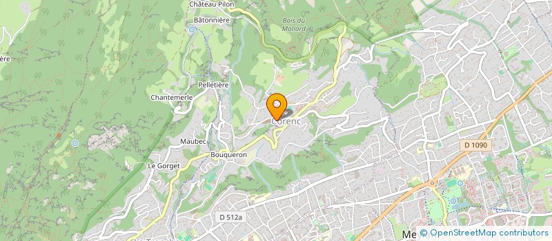 localisation de l'entreprise LABEC  CORENC