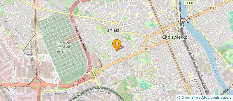 localisation de l'entreprise LABECKA CONSEIL  THIAIS