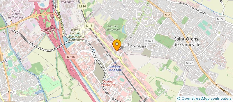 localisation de l'entreprise LABEGE AUTO SPORT à LABEGE