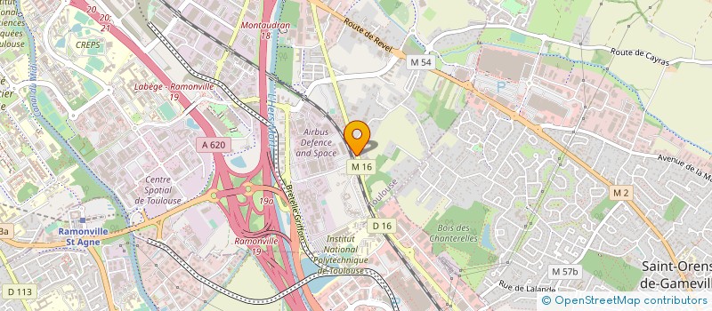localisation de l'entreprise LABEGE AUTOMOBILES à TOULOUSE