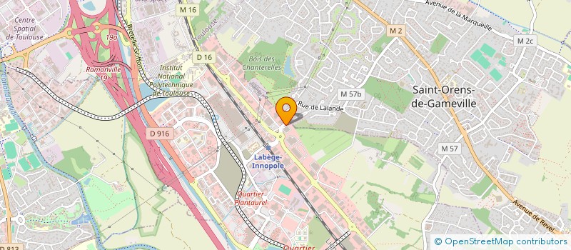 localisation de l'entreprise LABEGE MOTORS à TOULOUSE