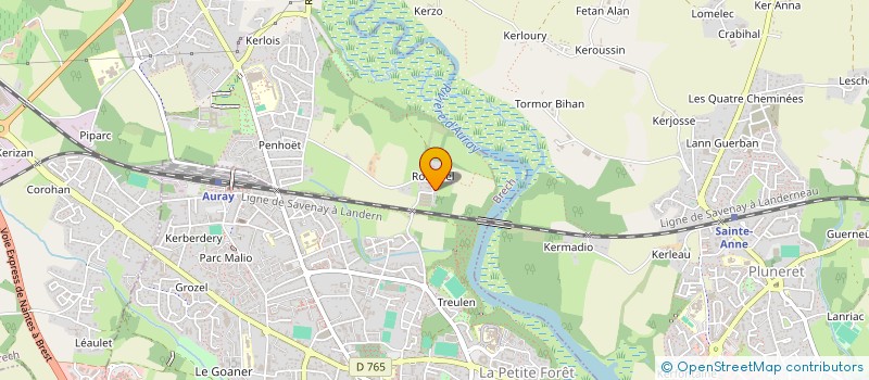 localisation de l'entreprise LABEILLE BUISSONNIERE  BRECH