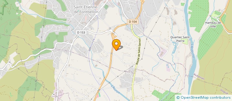 localisation de l'entreprise LABEILLE PATRIMOINE  ST ETIENNE DE FONTBELLON
