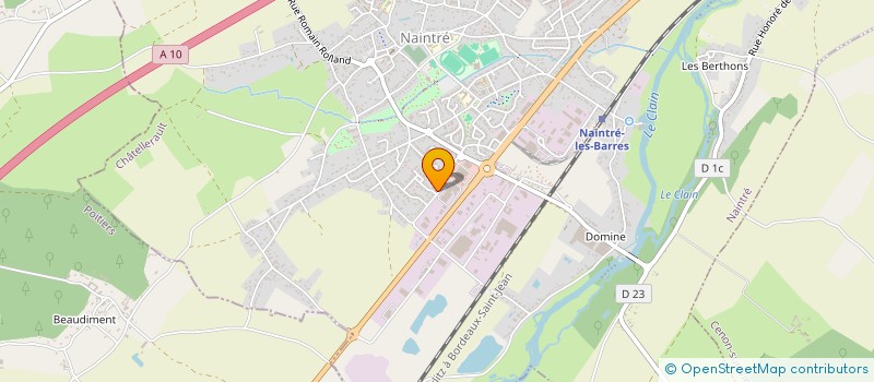 localisation de l'entreprise LABEILLE SARL à NAINTRE