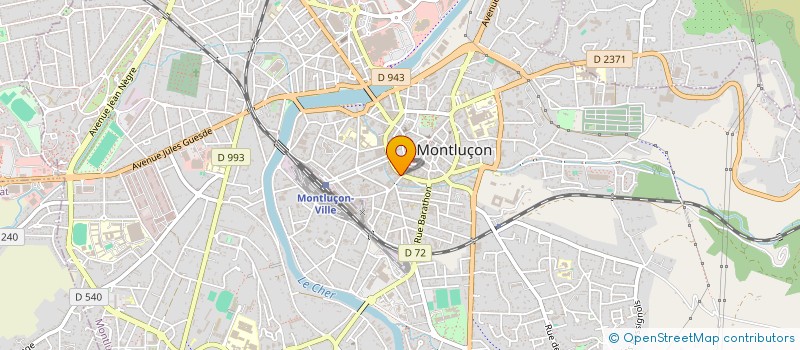 localisation de l'entreprise LABEL 2 4 DIX  MONTLUCON