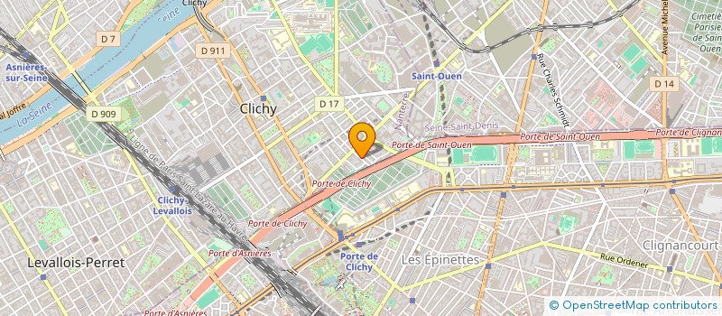 localisation de l'entreprise LABEL 35 à CLICHY