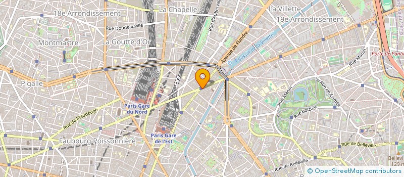 localisation de l'entreprise LABEL 60 PRODUCTION à PARIS
