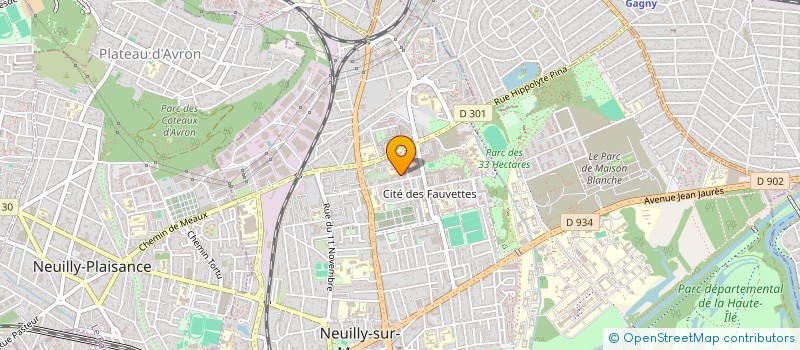 localisation de l'entreprise LABEL ASSOCIATIF ERRATIC PRODUCTION  NEUILLY-SUR-MARNE