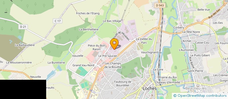 localisation de l'entreprise LABEL ASTRA  LOCHES