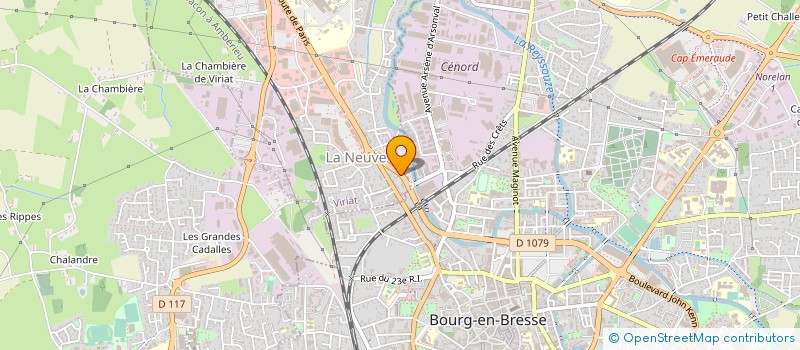 localisation de l'entreprise LABEL AUTO 01 à VIRIAT