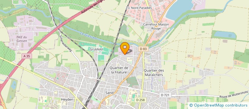 localisation de l'entreprise LABEL AUTO D'EPOQUE  SELESTAT