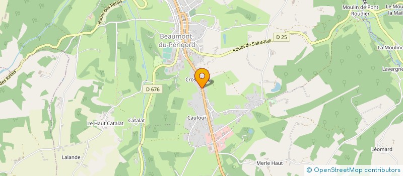 localisation de l'entreprise LABEL AUTO EURL  BEAUMONTOIS EN PERIGORD