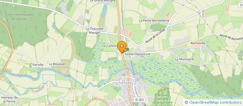 localisation de l'entreprise LABEL AUTO OCCASION  LESSAY