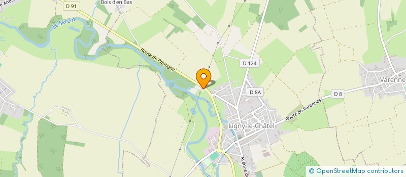 localisation de l'entreprise LABEL AUTOS à LIGNY-LE-CHATEL