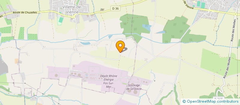 localisation de l'entreprise LABEL AVENTURE  VILLETTE-DE-VIENNE