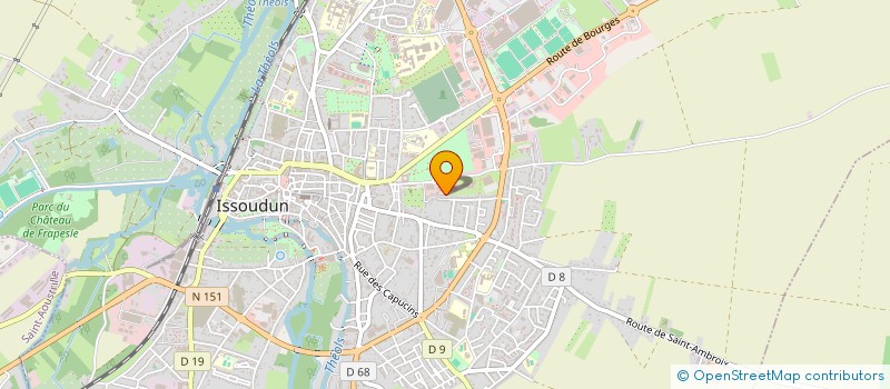 localisation de l'entreprise LABEL AVENTURE SARL à ISSOUDUN