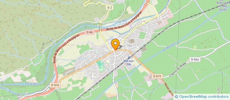 localisation de l'entreprise LABEL AVENTURES à ILLE-SUR-TET