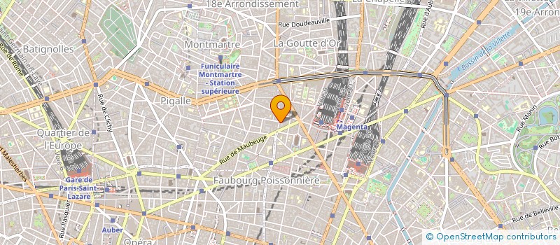 localisation de l'entreprise LABEL B  PARIS