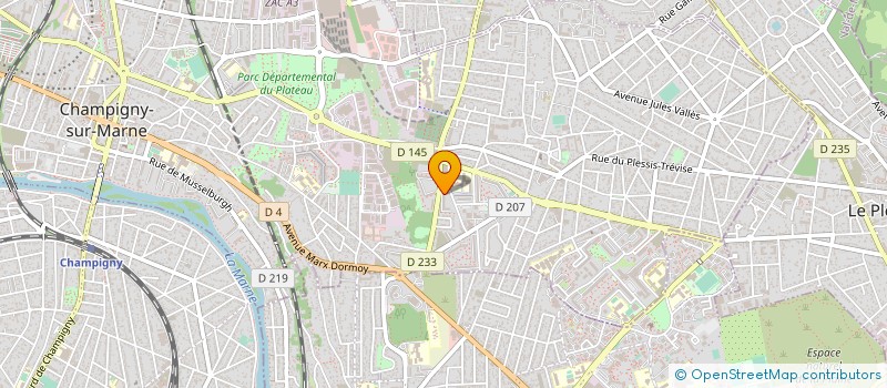 localisation de l'entreprise LABEL B4 PRODUCTION  CHAMPIGNY-SUR-MARNE