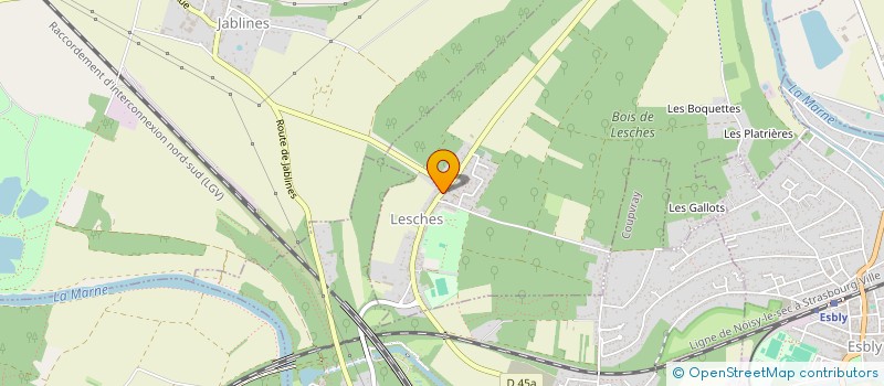localisation de l'entreprise LABEL BATIMENT à LESCHES